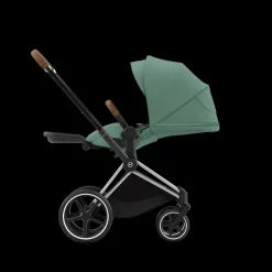 Cybex Priam Kinderwagen Compleet Leaf Green - Chrome Brown Frame