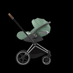 Cybex Priam Kinderwagen Compleet Leaf Green - Chrome Brown Frame