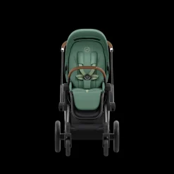 Cybex Priam Kinderwagen Compleet Leaf Green - Chrome Brown Frame