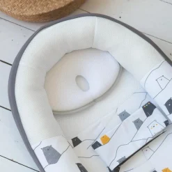 Doomoo Baby Pillow Ergonomisch Hoofdkussen White