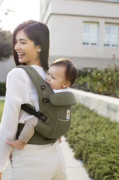 ERGObaby Draagzak 3P Adapt SoftFlex Mesh Olive Green