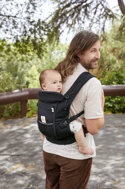 ERGObaby Draagzak 3P Adapt SoftFlex Mesh Onyx Black