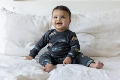 Feetje Pyjama Premium Sleepwear Ricky Racer Antraciet Melange