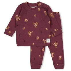 Feetje Pyjama Premium Sleepwear Bonnie Bouquet Wijn Melange