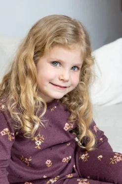 Feetje Pyjama Premium Sleepwear Bonnie Bouquet Wijn Melange