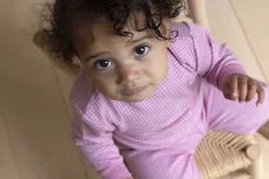 Feetje Pyjama Wafel Roze Melange