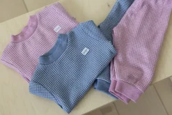 Feetje Pyjama Wafel Roze Melange