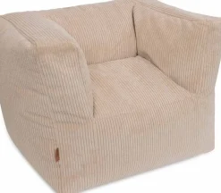Jollein Fauteuil Beanbag Corduroy Natural