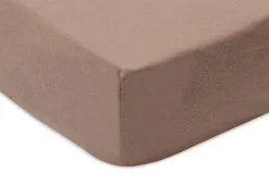 Jollein Hoeslaken Boxmatras Jersey Milky Coffee