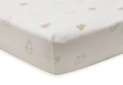 Jollein Hoeslaken Ledikant Nijntje Happy Miffy Nougat