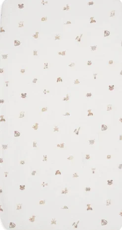 Jollein Hoeslaken Wieg Jersey Animal Friends