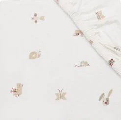 Jollein Hoeslaken Wieg Jersey Animal Friends