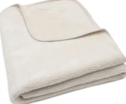 Jollein Ledikantdeken Basic Jersey/Sherpa Oatmeal