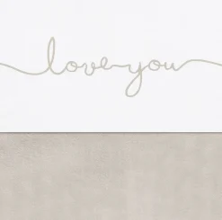 Jollein Ledikantlaken Love You Nougat