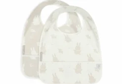 Jollein Slab Waterproof Nijntje Miffy & Snuffy Nougat 2-pack
