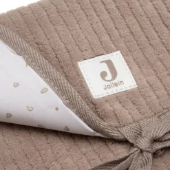 Jollein Verschoningsmat met Opbergvakken Cloudy Rib Milky Coffee