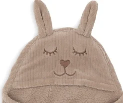 Jollein Wikkeldeken Bunny Cloudy Rib Milky Coffee