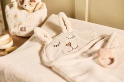 Jollein Wikkeldeken Bunny Cloudy Rib Oatmeal