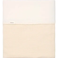 Koeka Ledikantdeken Malaga Cotton Fleece Warm White
