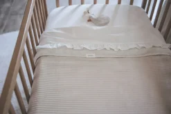 Koeka Ledikantdeken Vik Teddy Sand