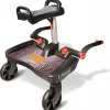 Lascal Buggy Board Maxi+ Zwart met Grijs Zadel