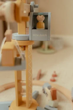 Little Dutch Hijskraan Set met Treinbaan FSC