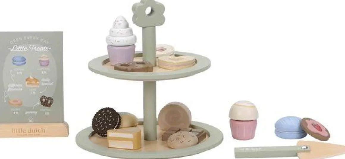 Little Dutch Houten Etagére met Gebak FSC