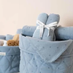 Little Dutch Swaddle Hydrofiele Pure Denim Blue 70 x 70