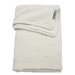Meyco Ledikantdeken Knots Velours Off White