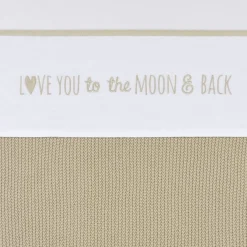 Meyco Ledikantlaken Love You To the Moon & Back Sand