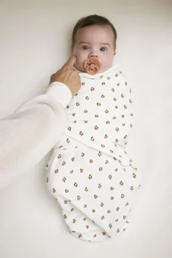 Meyco SwaddleMe Inbakerdoek Mini Panther Soft Pink 0-3 mnd