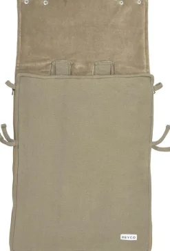 Meyco Voetenzak Autostoel Basic Knit Taupe