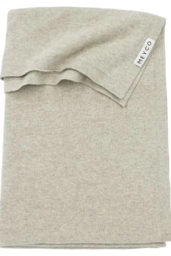 Meyco Wiegdeken Basic Knit Sand Melange