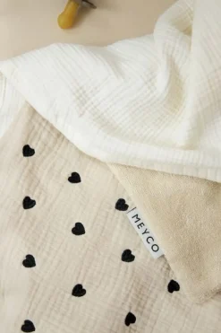 Meyco Wiegdeken Sweat Heart Pre-washed Hydrofiel Soft Sand