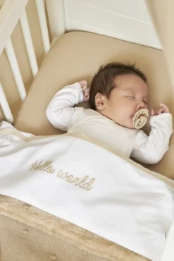Meyco Wieglaken Hello World Sand