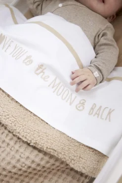 Meyco Wieglaken Love You To The Moon & Back Sand