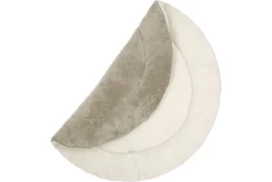 Nanami Boxkleed Rond Bamboo Duo Naturel / Earth