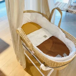 Nanami Wiegdeken Knit Rib Dubbel Naturel