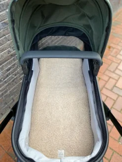 Nanami Woolen Inlay Kinderwagen/Babynestje Naturel