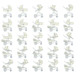 Nuna Kinderwagen Demi Next Compleet Pistachio inclusief Meerijdplankje