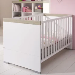 Paidi 3 delige Babykamer Kira Krijtwit - Eiken Nautik