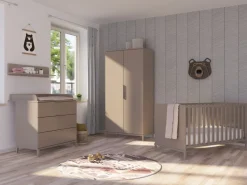 Paidi - Yuny 3 delige Babykamer Brother Stu Taupe