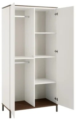 Paidi - Yuny 3 delige Babykamer Lovely Aliv Off white - Dark Walnut