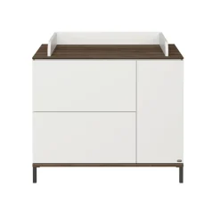 Paidi - Yuny Commode Lovely Aliv Off White - Dark Walnut