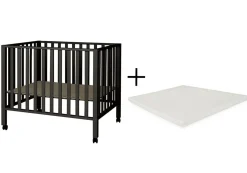 Pericles Box Amy Black met Wielen en Boxmatras