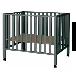 Pericles Box Amy Moon Grey met Wielen en Boxmatras
