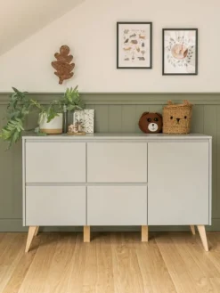 Pinio 3 delige Babykamer Swing Grijs XL