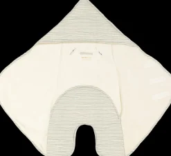 Puckababy Wikkeldeken Gogo Newborn Green Stripes Teddy 0 - 7 mnd