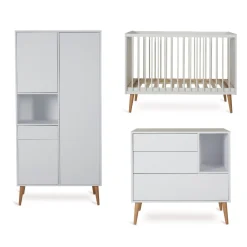 Quax 3 delige Babykamer Cocoon Ice White
