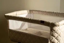Quax Co-Sleeper Side-by-Side Naturel Quilted - Clay